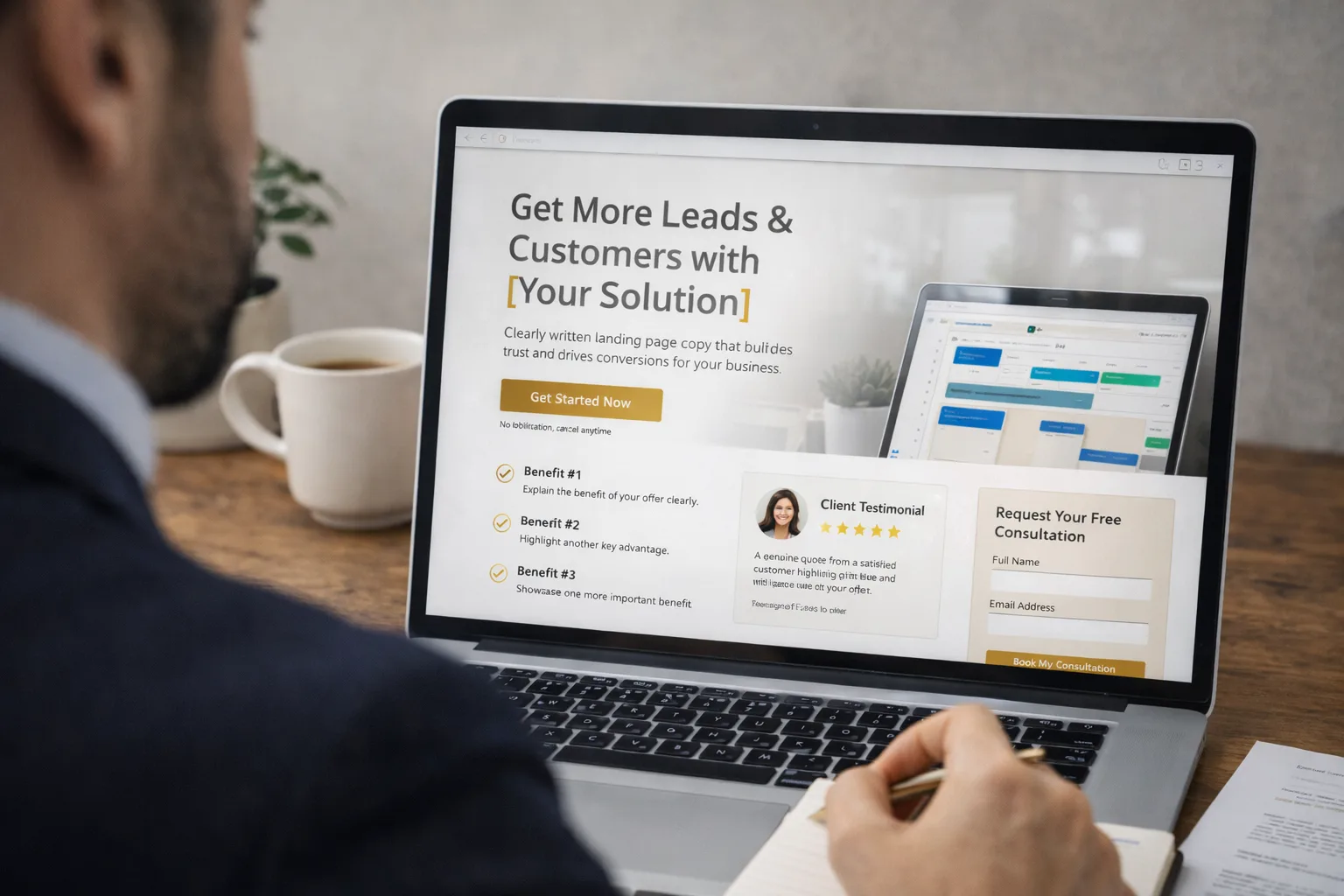 Website Landing Page